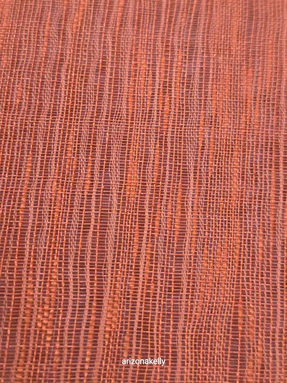Linen/Silk (80/20) Scarf Sheer Lightweight Orange - Picture 4 of 11